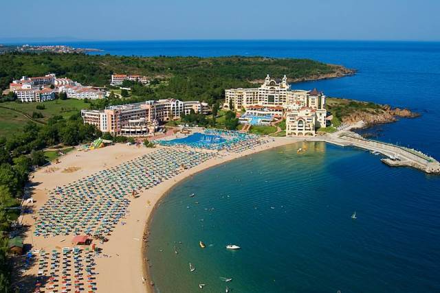 Вид на курорт Дюны в Болгарии